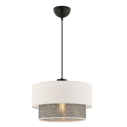 ECHO Hanglamp 1xE27/60W/230V crème/grijs