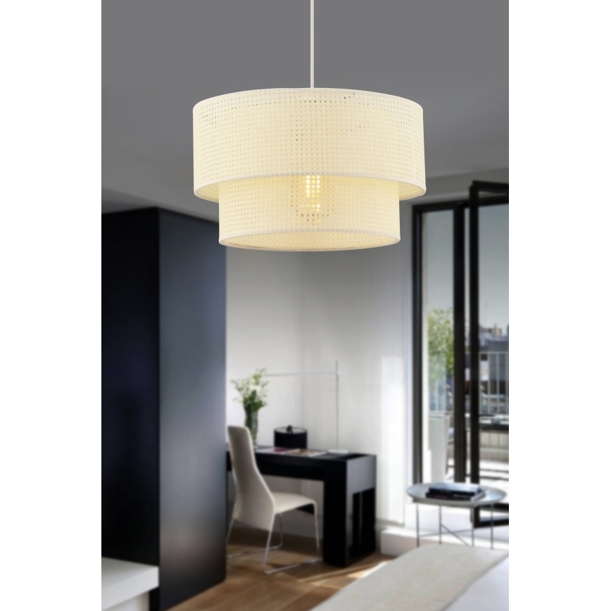 ECHO hanglamp 1xE27/60W/230V crème