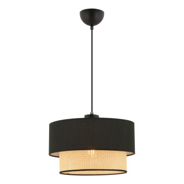 ECHO hanglamp 1xE27/60W/230V zwart/beige