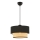 ECHO hanglamp 1xE27/60W/230V zwart/beige