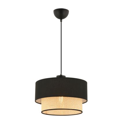 ECHO hanglamp 1xE27/60W/230V zwart/beige