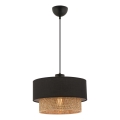 ECHO hanglamp 1xE27/60W/230V zwart/bruin