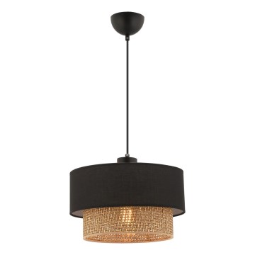 ECHO hanglamp 1xE27/60W/230V zwart/bruin