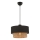 ECHO hanglamp 1xE27/60W/230V zwart/bruin