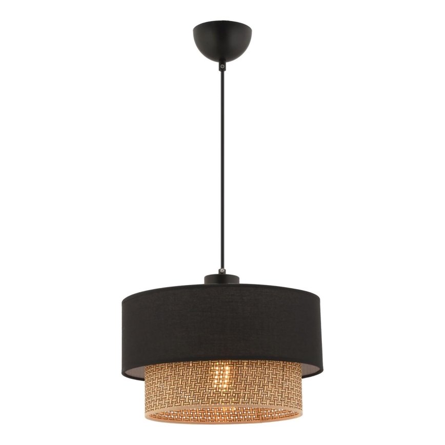 ECHO hanglamp aan kabel 1xE27/60W/230V zwart/bruin
