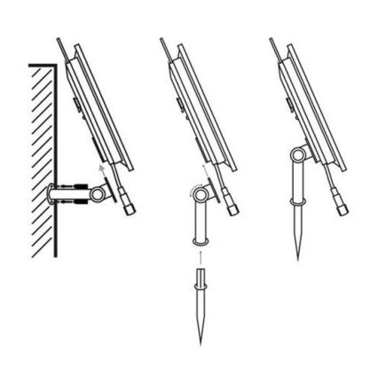 LED Solar strip 3,7V 2400 mAh 5 m IP65