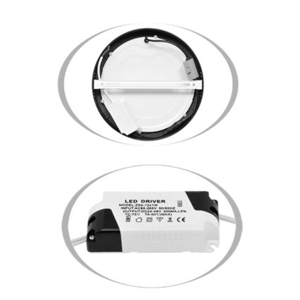 LED Plafondlamp LADA LED/12W/230V 3000/4000/6000K diameter 17 cm wit