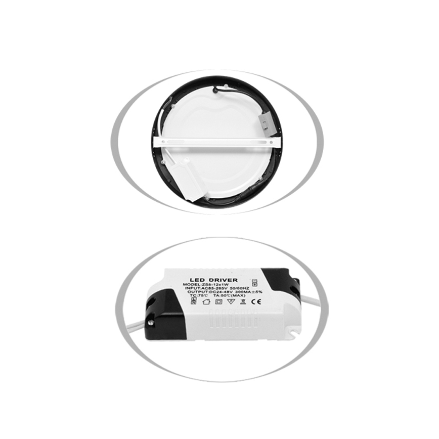 LED Plafondlamp LADA LED/12W/230V 3000/4000/6000K diameter 17 cm wit