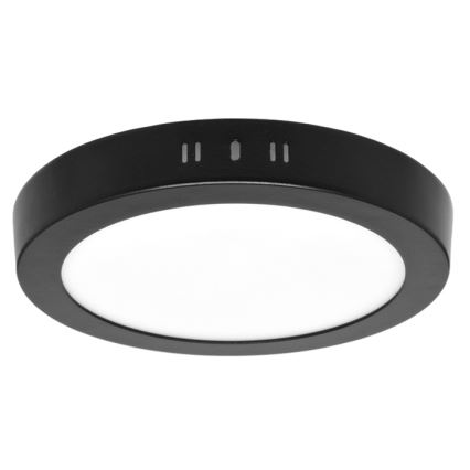 LED Plafondlamp LADA LED/12W/230V 3000/4000/6000K diameter 17 cm zwart