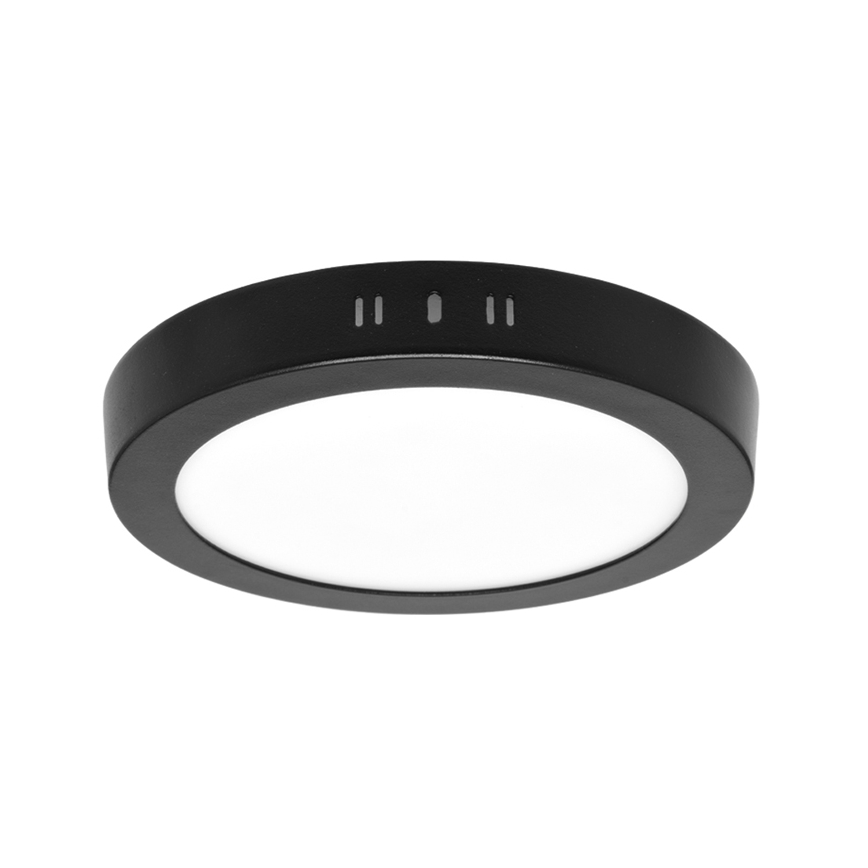 LED Plafondlamp LADA LED/12W/230V 3000/4000/6000K diameter 17 cm zwart