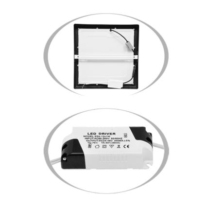LED Plafondlamp RAFA LED/12W/230V 3000/4000/6000K 17x17 cm wit