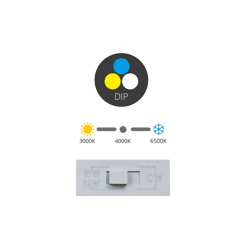 LED Hang plafondverlichting TINA LED/24W/230V 3000/4000/6500K diameter 17,5 cm wit