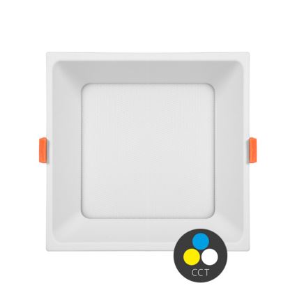 LED Hang plafondverlichting TONY LED/12W/230V 3000/4000/6500K 12x12 cm wit