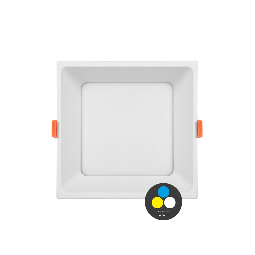 LED Hang plafondverlichting TONY LED/12W/230V 3000/4000/6500K 12x12 cm wit