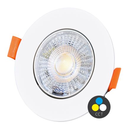 Dimbare LED hangende plafond verlichting ZITA LED/3/5/7W/230V 3000/4000/6000K diameter 9 cm wit