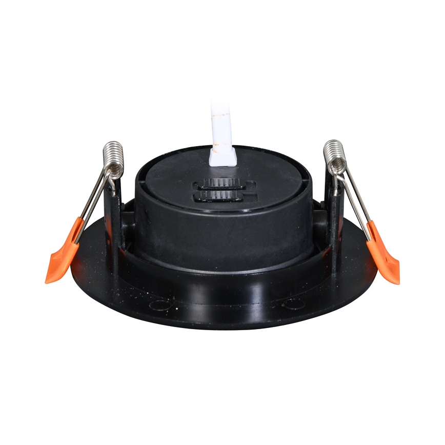 Dimbare LED hangende plafond verlichting ZITA LED/3/5/7W/230V 3000/4000/6000K diameter 9 cm zwart