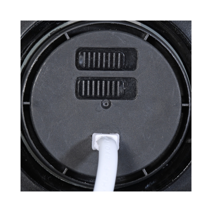 Dimbare LED hangende plafond verlichting ZITA LED/3/5/7W/230V 3000/4000/6000K diameter 9 cm zwart