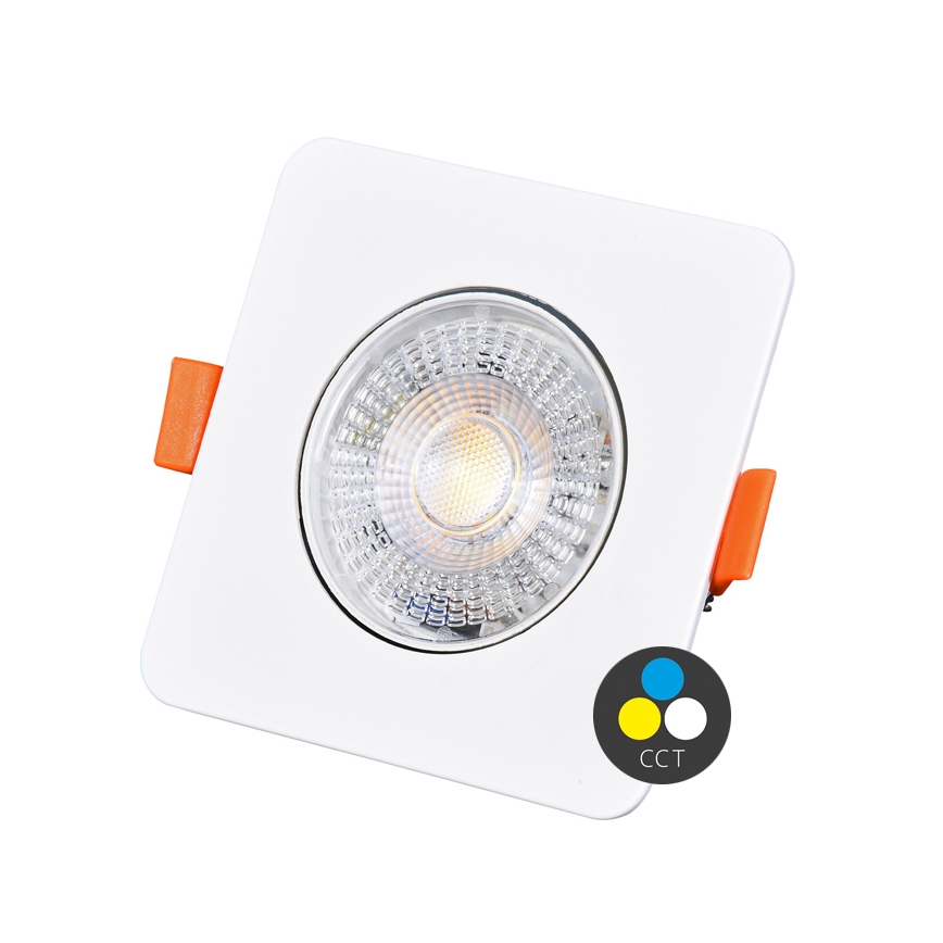 Dimbare LED hangende plafond verlichting KENT LED/3/5/7W/230V 3000/4000/6000K 9x9 cm wit
