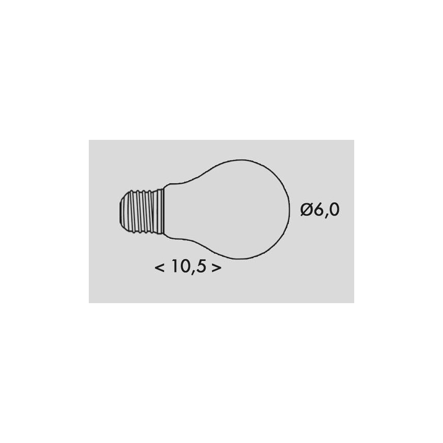 LED Lamp RETRO A60 E27/2,3W/230V 3000K 485lm