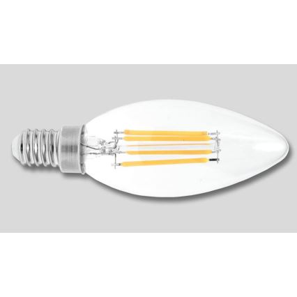 LED Lamp RETRO C37 E14/2W/230V 3000K 320lm