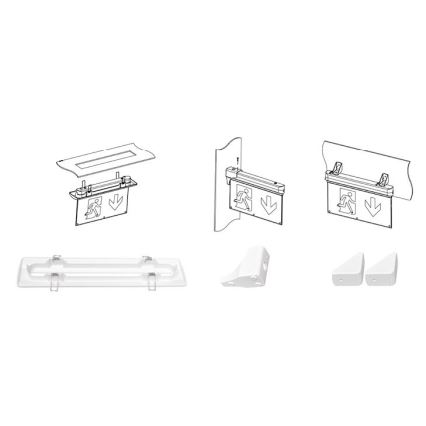 LED Noodverlichting ALPHA LED/2,7W/230V 6000K 800 mAh