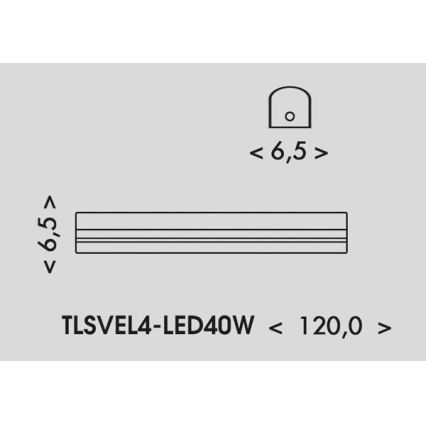 LED TL-buis VELO LED/24/32/40W/230V 3000/4000/6000K 120 cm wit