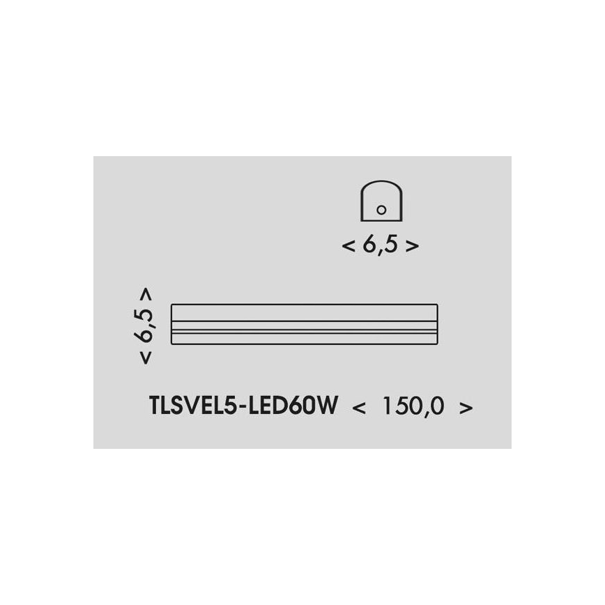 LED TL-buis VELO LED/36/48/60W/230V 3000/4000/6000K 150 cm wit