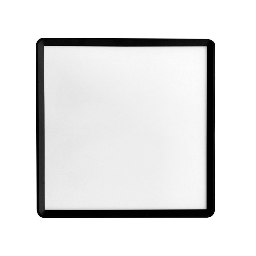 LED Plafondlamp TERY LED/24W/230V 3000/4000/6000K 30x30 cm IP40 zwart