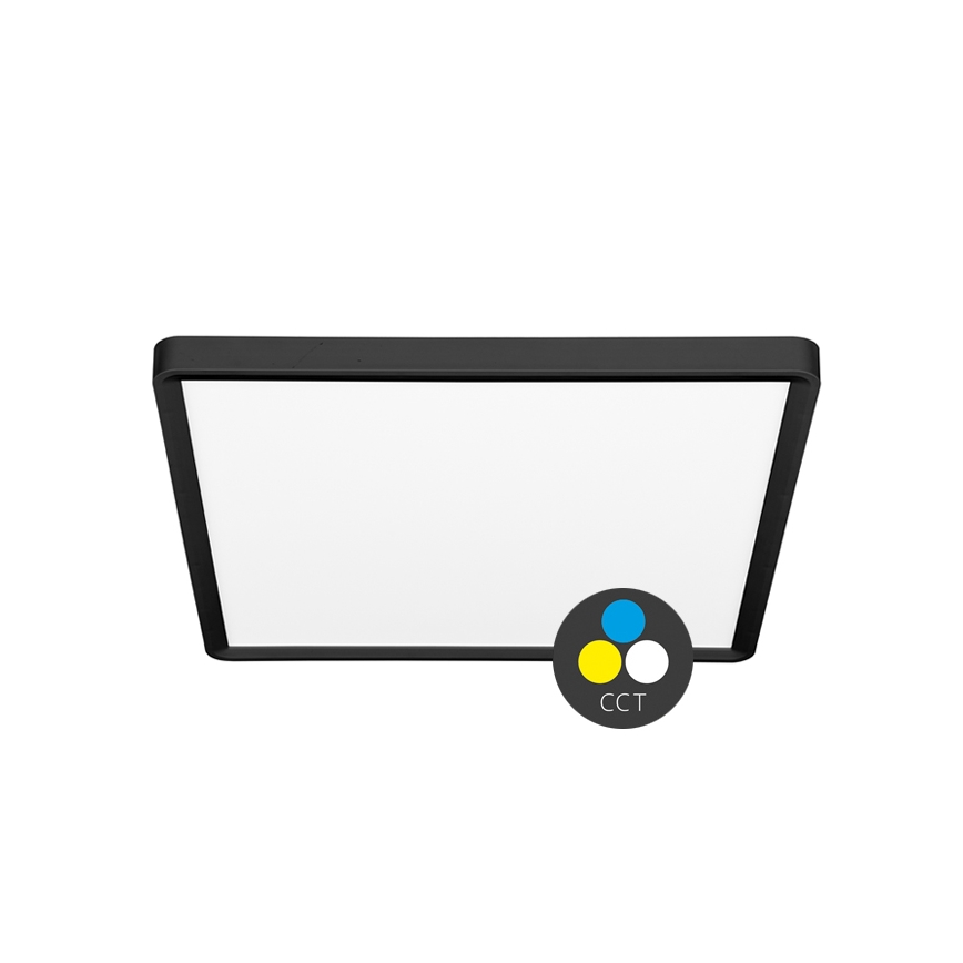 LED Plafondlamp TERY LED/32W/230V 3000/4000/6000K 40x40 cm IP40 zwart