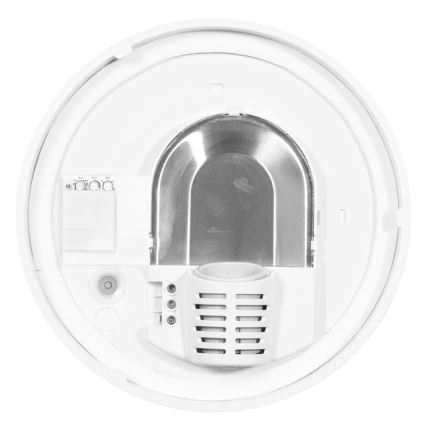 Plafondlamp voor buiten met sensor HECTOR 1xE27/60W/230V diameter 25 cm IP44 opaal wit