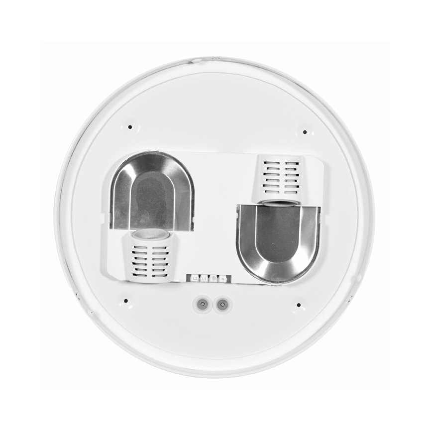 Plafondlamp voor buiten HECTOR 2xE27/60W/230V diameter 40 cm IP44 opaal wit