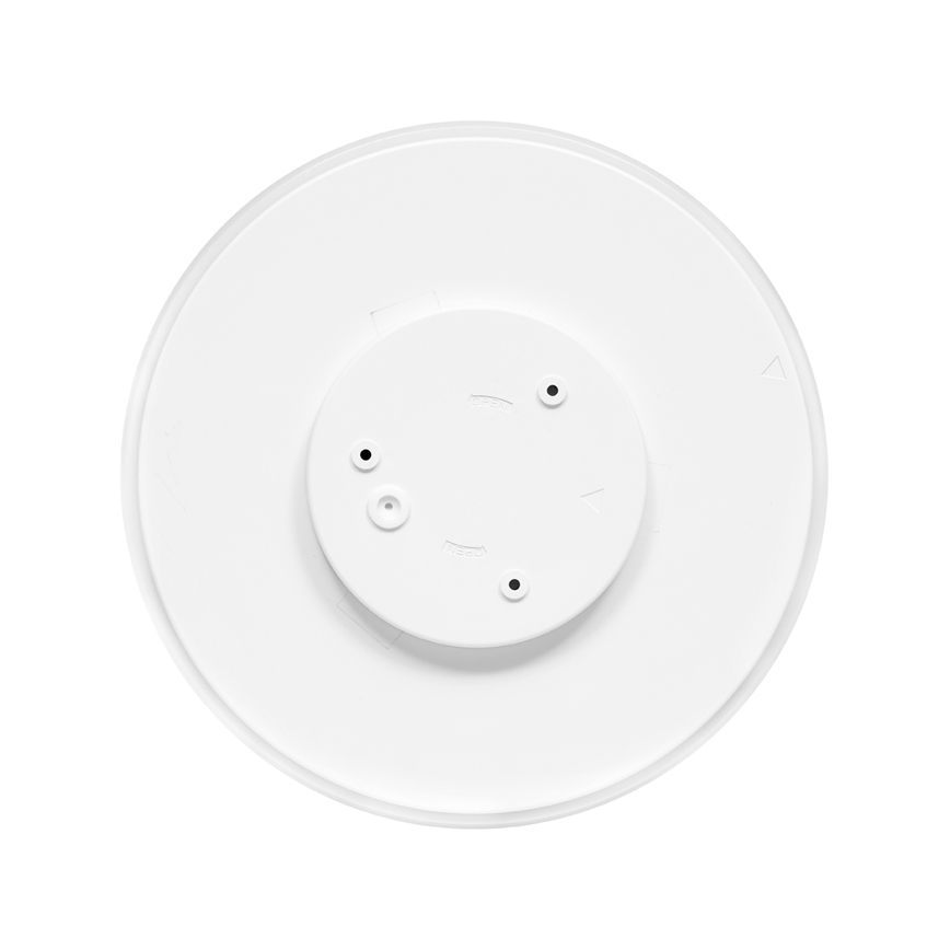 LED Badkamer plafondlamp LIRA LED/18W/230V 4000K diameter 29,5 cm IP44 zwart
