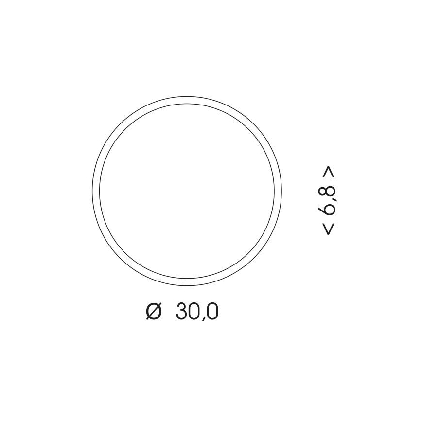 LED Plafondlamp voor buiten met sensor MARTIN LED/15W/230V 3000/4000K diameter 30 cm IP65 wit