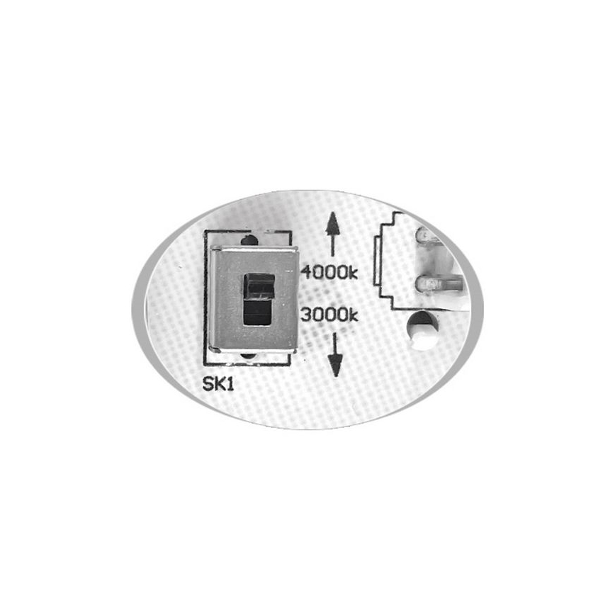 LED Plafondlamp voor buiten MARTIN LED/25W/230V 3000/4000K diameter 35 cm IP65 zwart
