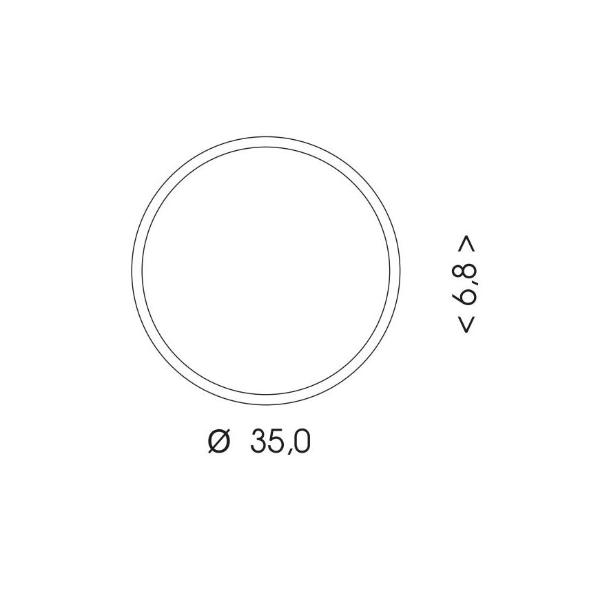 LED Plafondlamp voor buiten met sensor MARTIN LED/25W/230V 3000/4000K diameter 35 cm IP65 wit