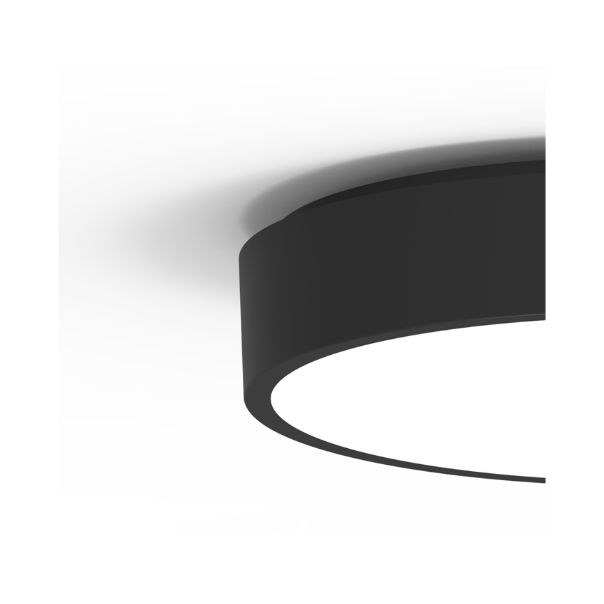 LED Plafondlamp voor buiten met sensor MARTIN LED/25W/230V 3000/4000K diameter 35 cm IP65 zwart