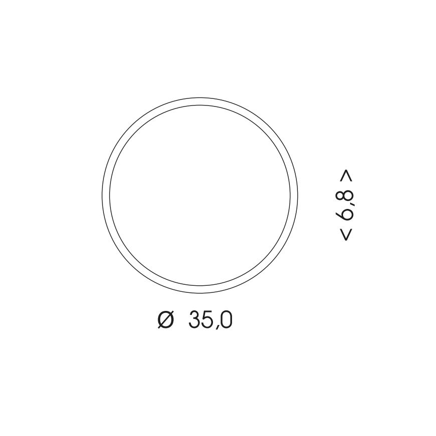LED Plafondlamp voor buiten met sensor MARTIN LED/25W/230V 3000/4000K diameter 35 cm IP65 zwart