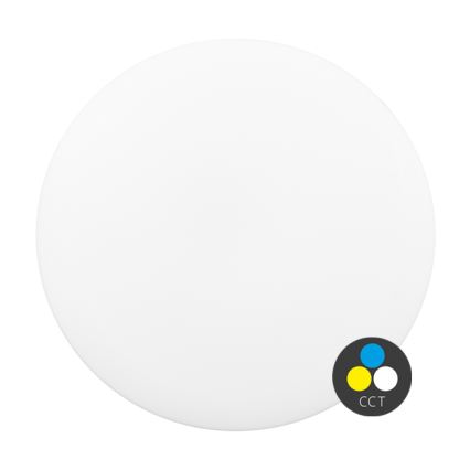 LED Badkamer plafondlamp DISK LED/24W/230V 3000/4000/6500K diameter 38 cm IP44 wit