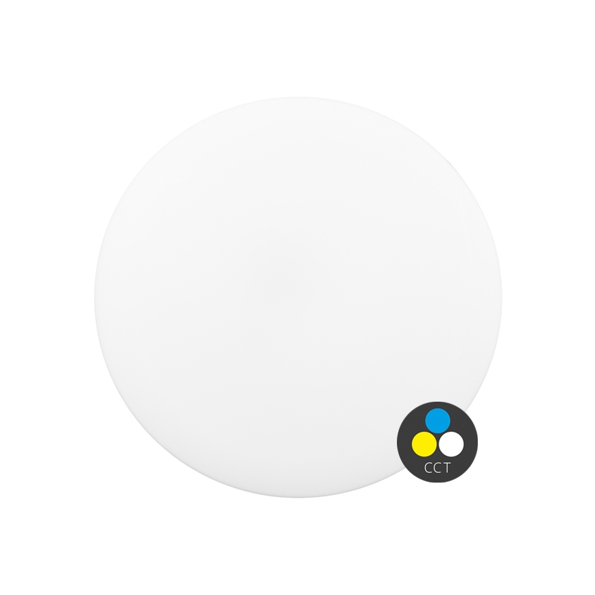 LED Badkamer plafondlamp DISK LED/24W/230V 3000/4000/6500K diameter 38 cm IP44 wit
