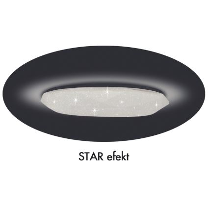 LED Plafondlamp dimbaar DIAMANT LED/25W/230V + afstandsbediening