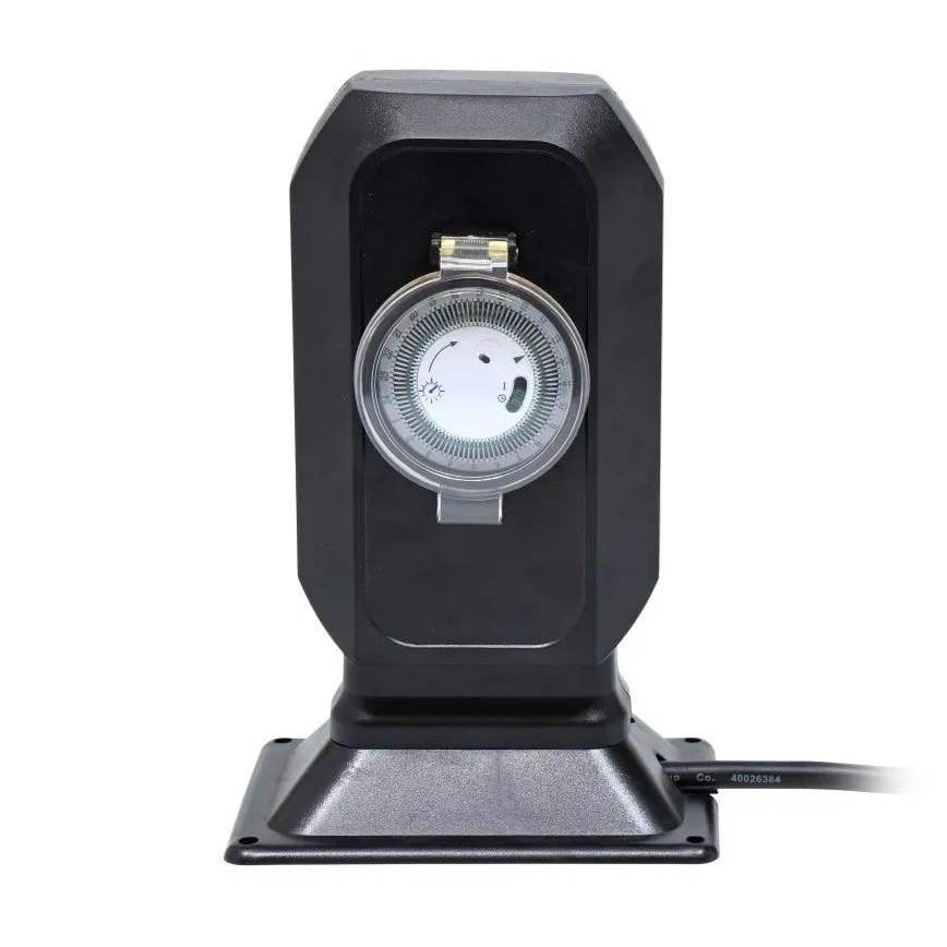 Tuinstopcontact met timer 2-voudig IP44
