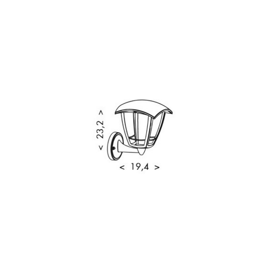 LED Buiten wandlamp VERONA LED/8W/230V IP44