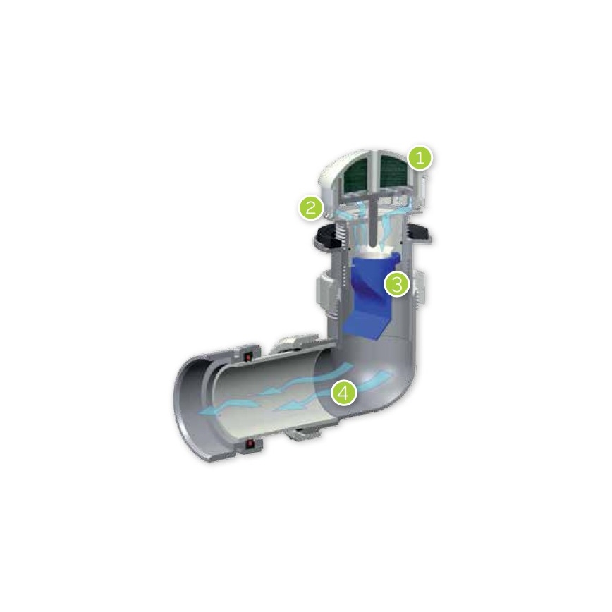 EcoStep 30032 - Vervangingsventiel voor waterloos urinoir P1