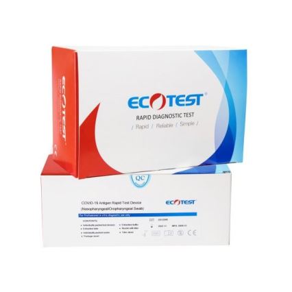 ECOTEST RAPID - Antigeen sneltest COVID-19, verpakking 20st