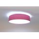 LED dimbare plafondlamp SMART GALAXY LED/24W/230V roze/zilver 3000-6500K + afstandsbediening