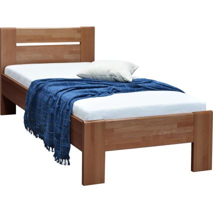 Eenpersoonsbed AMBER 90x200 cm pruim