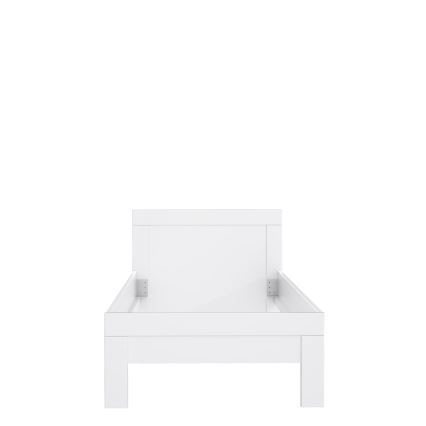 Eenpersoonsbed SNOWIE 90 x 200 cm wit
