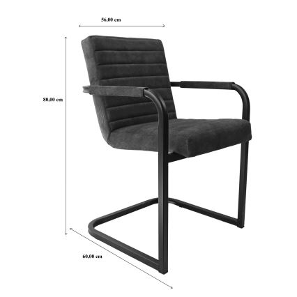 Eetkamerstoel BART grijs