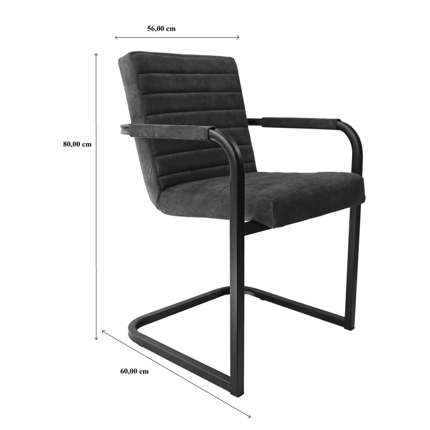 Eetkamerstoel BART grijs