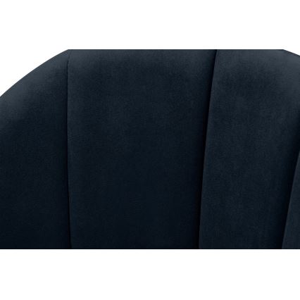 Eetkamerstoel BOVIO 86x48 cm donkerblauw/beuken